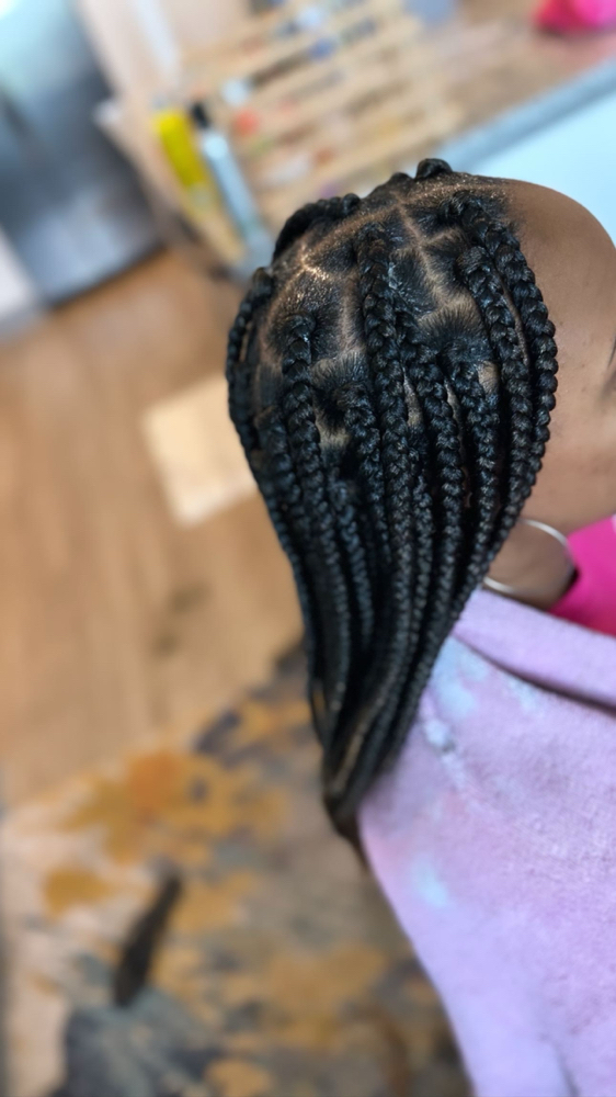 Large Traditional Box Braids