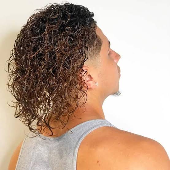 Long Hair Mens’ Perm at Luxe Beauty and Barbering in Klamath Falls, OR