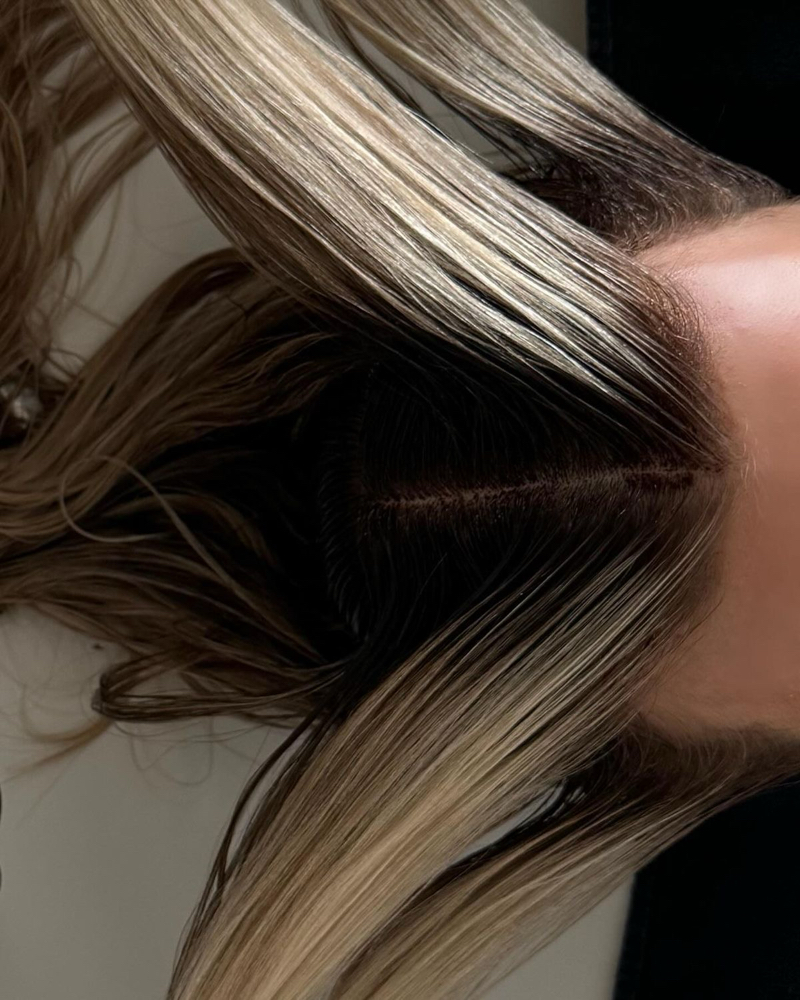 Partial Blonding + Color