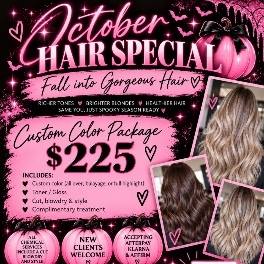 October Special at Monica inside (Color Me Sam) in San Antonio, TX
