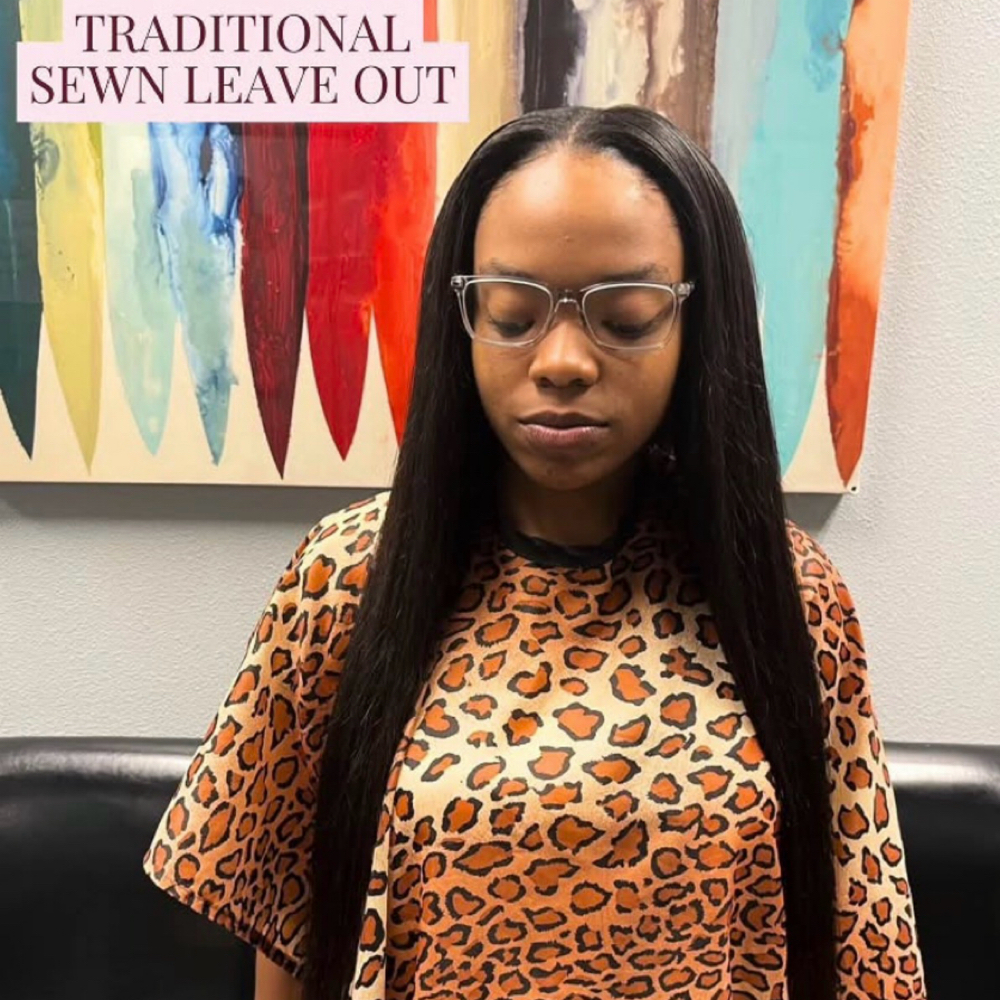Traditional Sewn Weave at Creative Impression Hair Salon in Arlington, TX