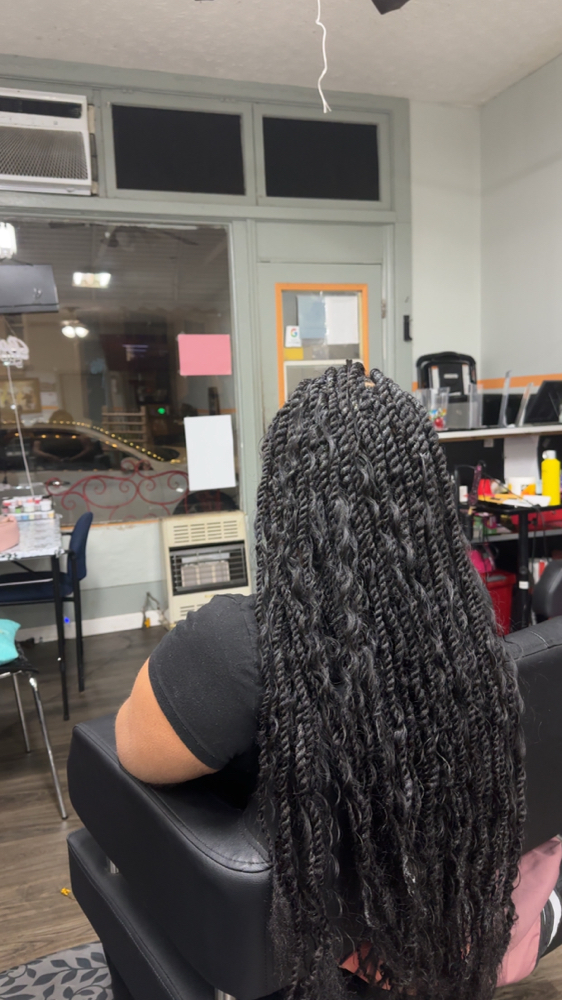 Boho Island Twist at Elegant Braid Studio in Troy, AL