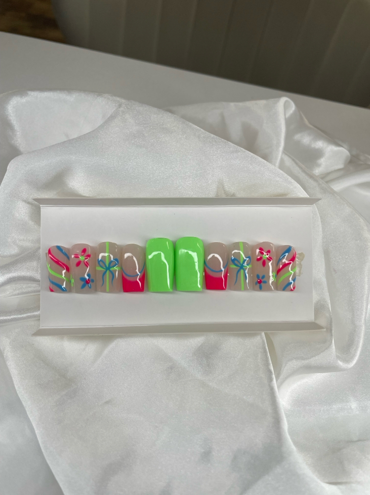 Acrylic Custom Press Ons at NailssbyJordynllc in Amherst, OH