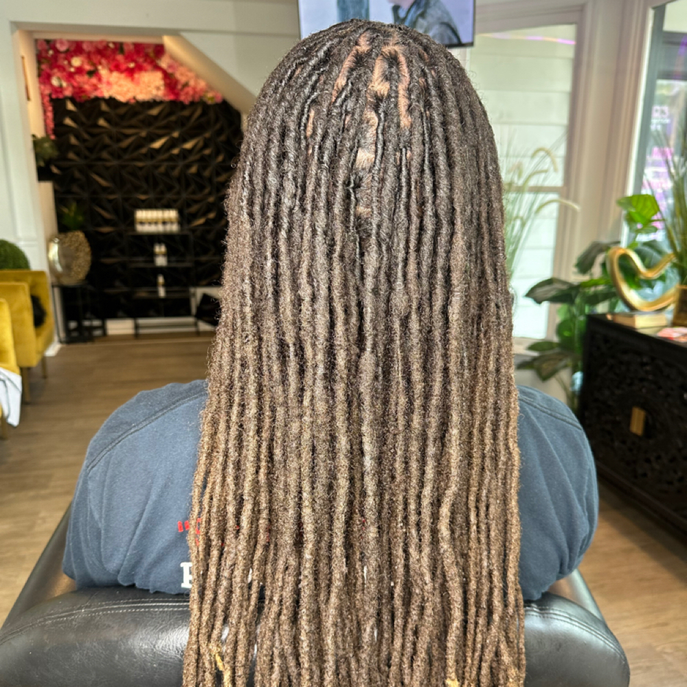 Loc Retwist at Chanel’s Transformation Beauty Bar in Warner Robins, GA