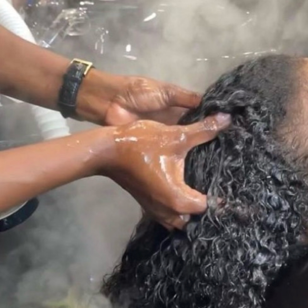 Steam treatment at EnhancedbySue in Prairie Village, KS
