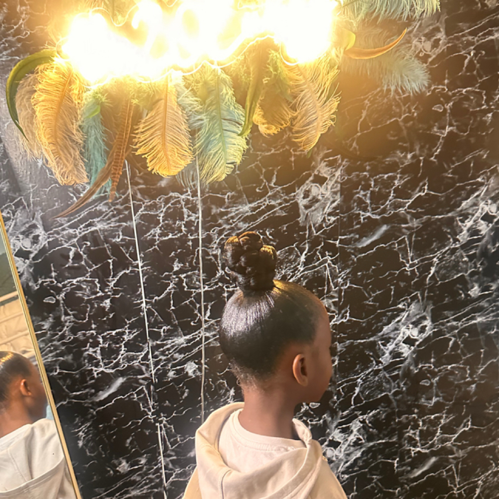 Girls Sleek Weave/Braided Pony at THEZOEWAYY in Park Forest, IL
