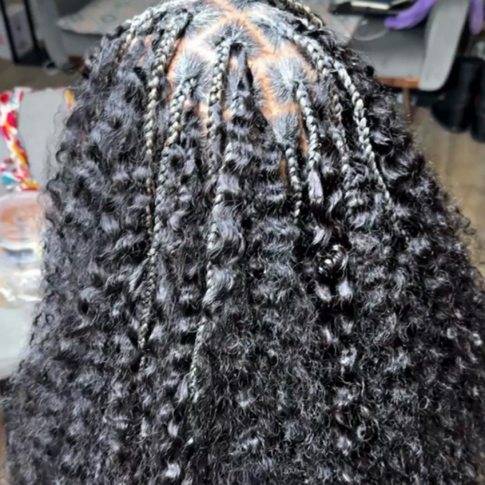 Miracle knotless HH Braid at BlaqHairMagic in Fairland, MD