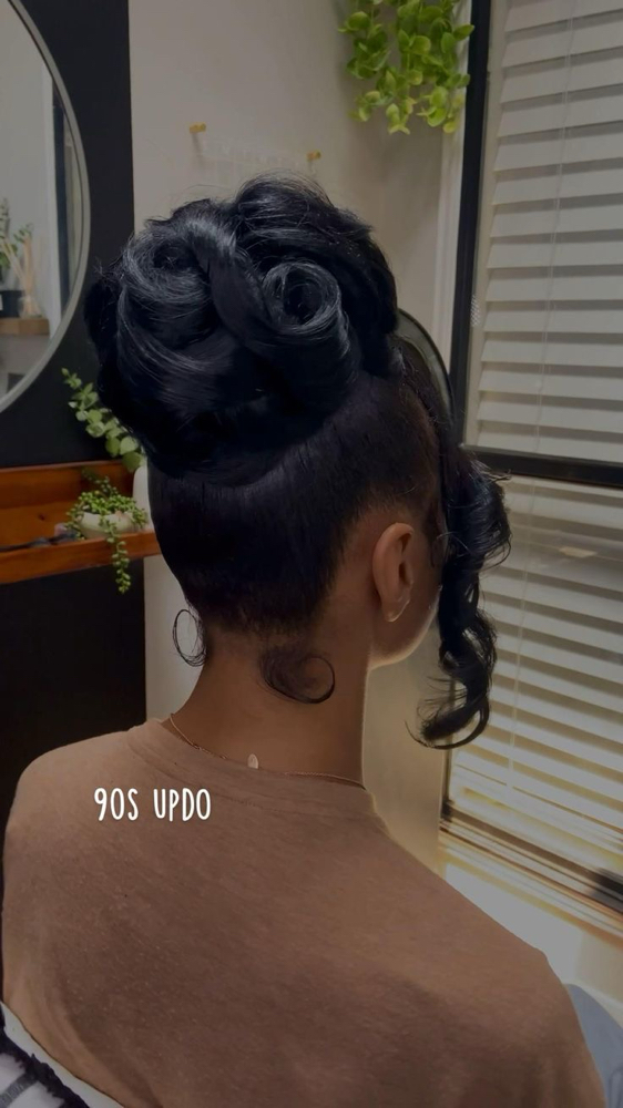 Updo Hairstyling/Ponytail
