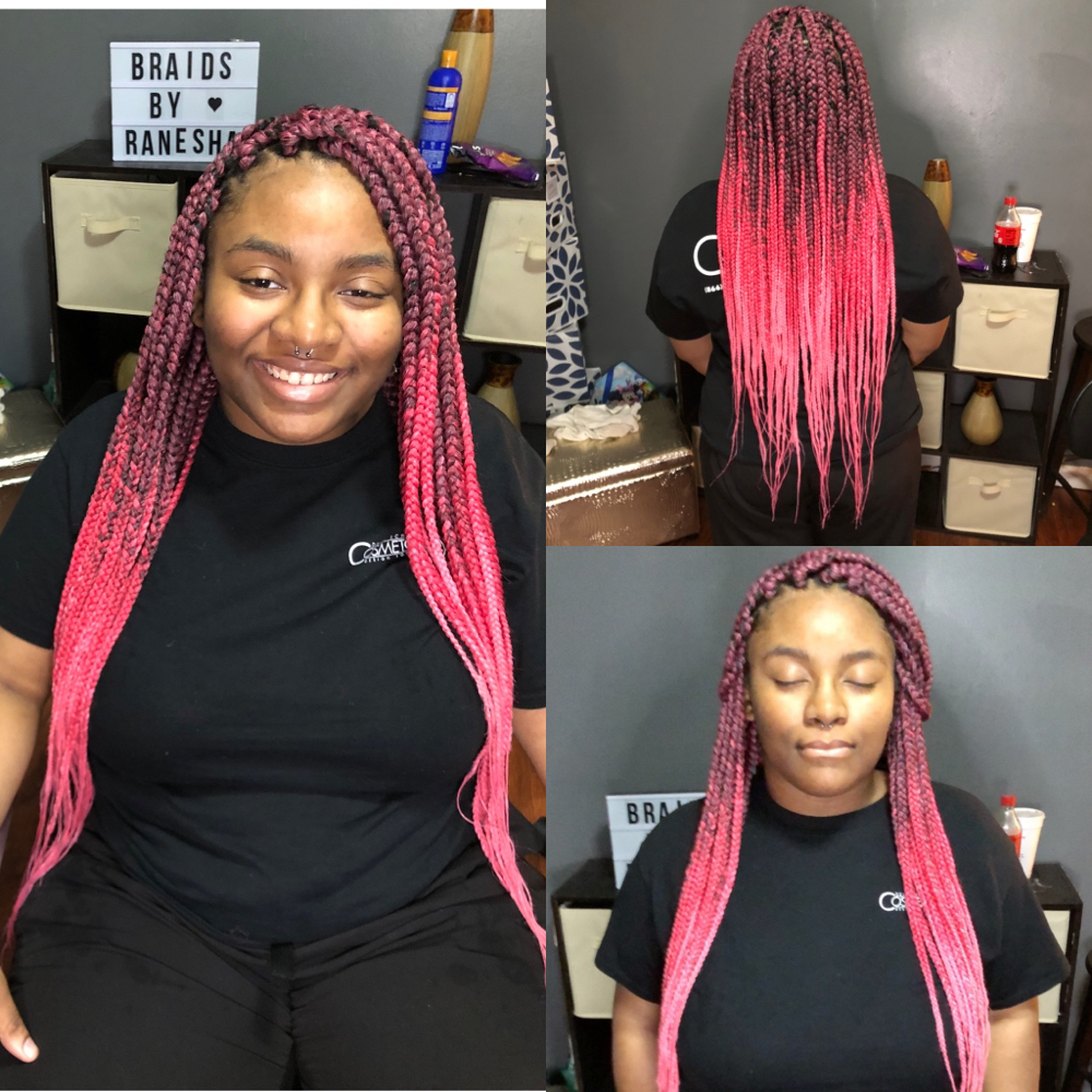 Medium Box Braids
