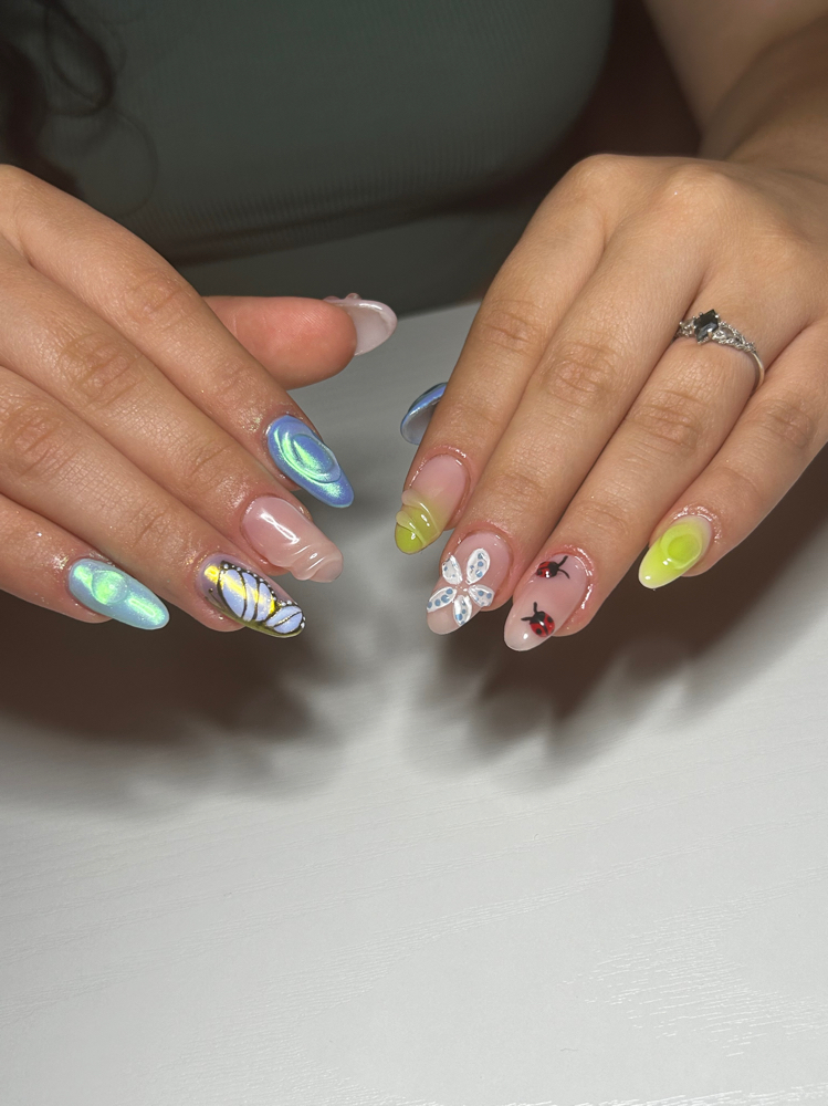 Poly Gel Fill With Charms, Design