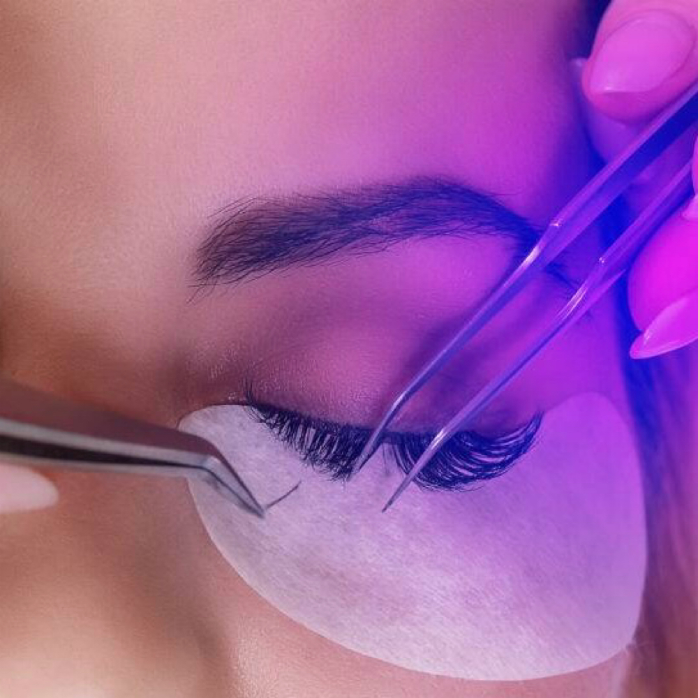 UV Adhesive Application at Eye Lash You & Brow Studio in Tampa, FL