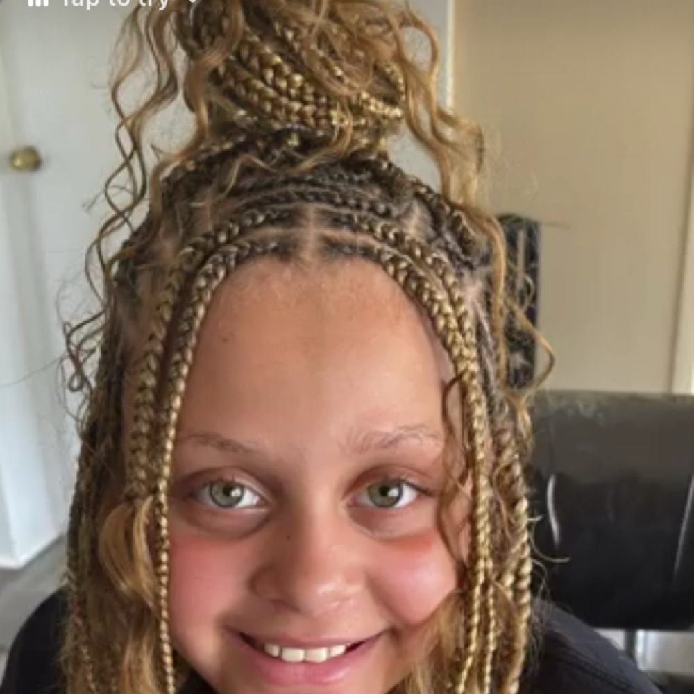 Fulani Braids (small) at Royal Miss Braids and Beauty in Battle Creek, MI