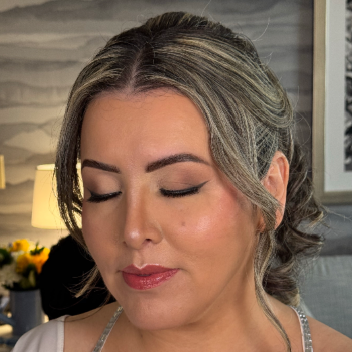 Bridal makeup at VALTHENTIC in Centreville, VA