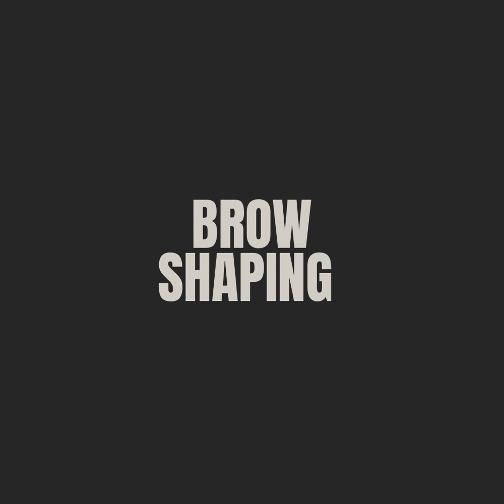 Brow Shaping