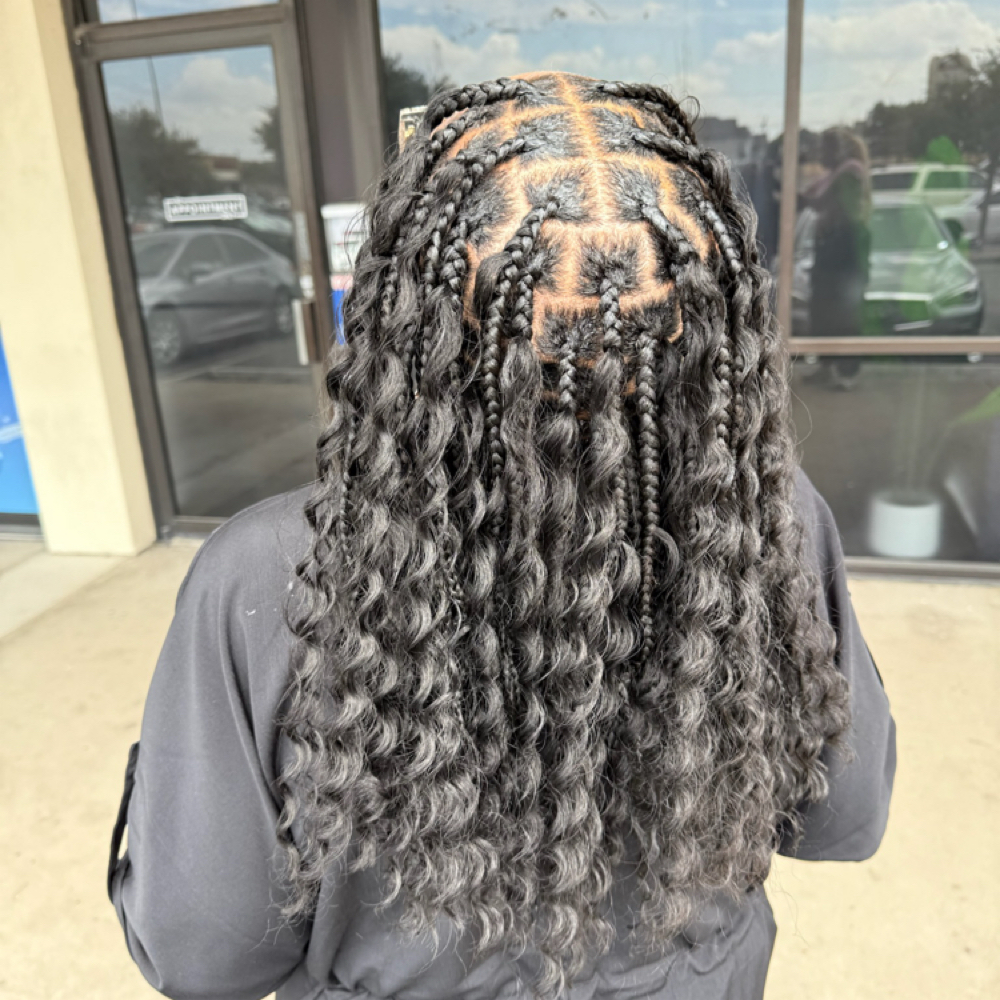 Medium Boho Knotless at Touched By Titi in Round Rock, TX