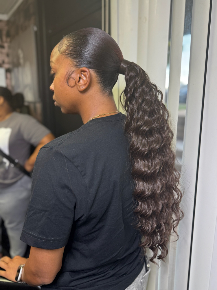 Sleek Ponytail at SheesDreamy Hair Studio in Sanford, FL
