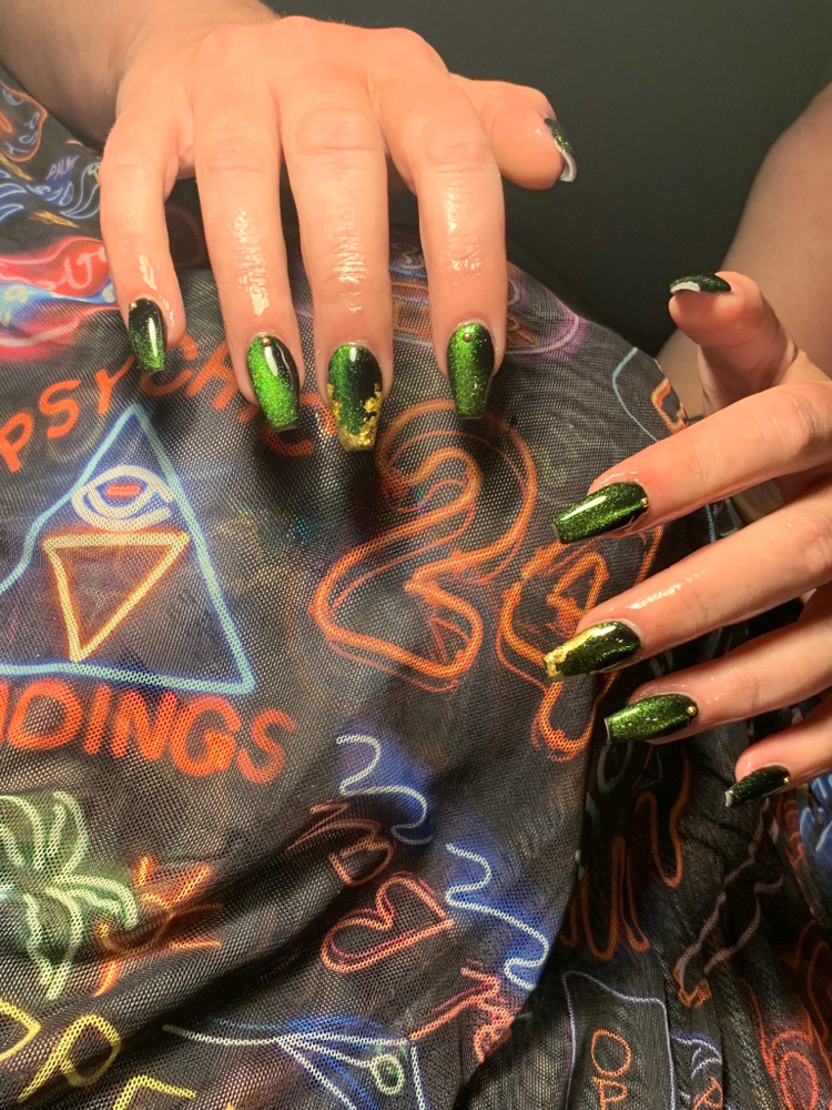 Gold/Silver/Copper Flakes Per Nail