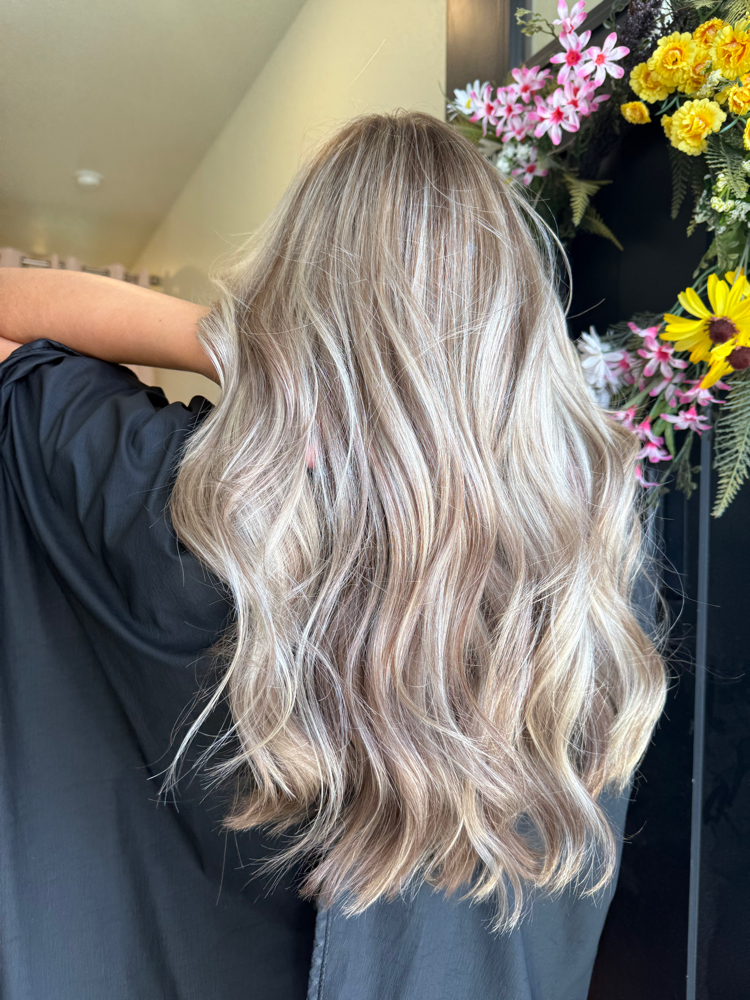 Reverse Balayage Long Hair