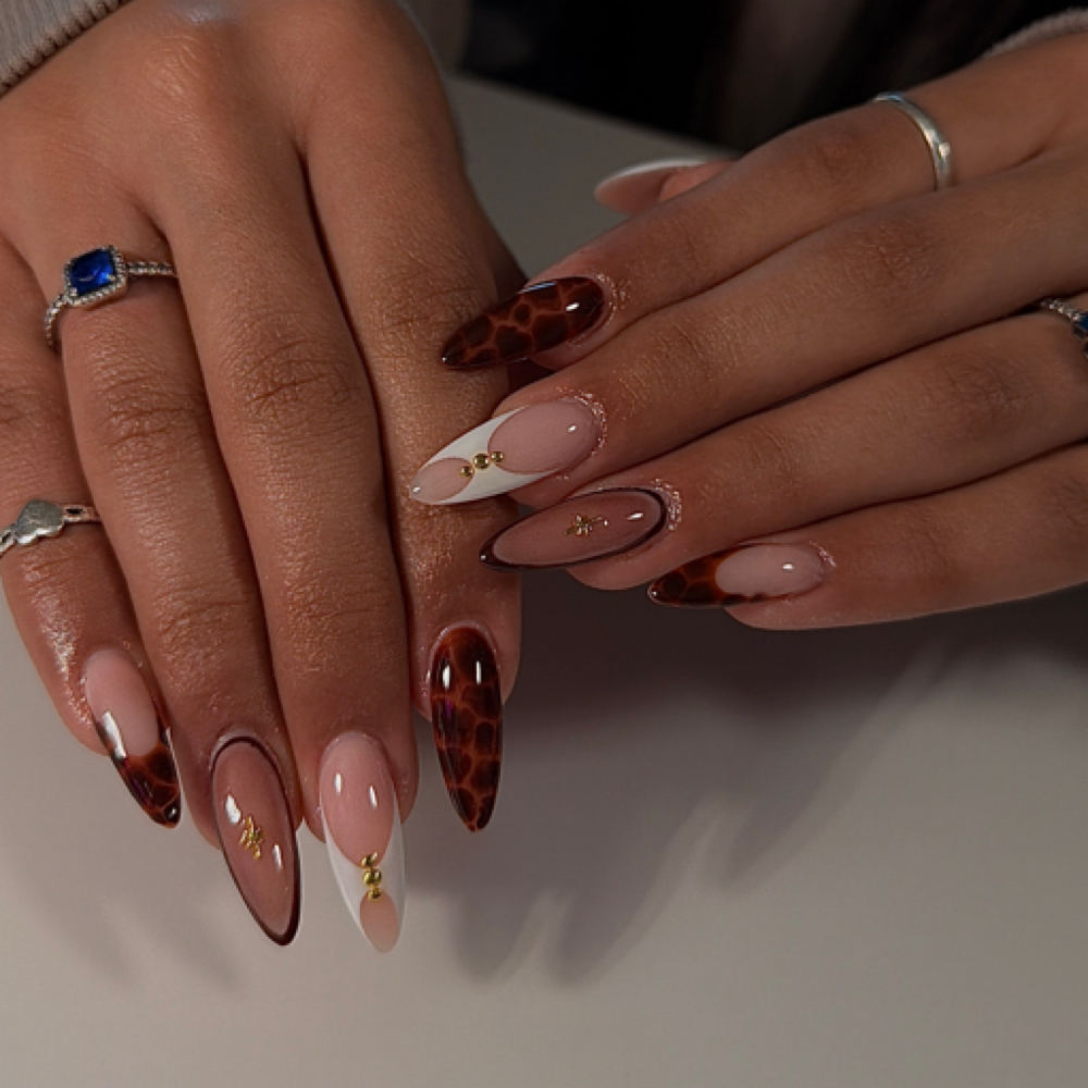 Medium Full Set at Pretty nails by marii in Paterson, NJ