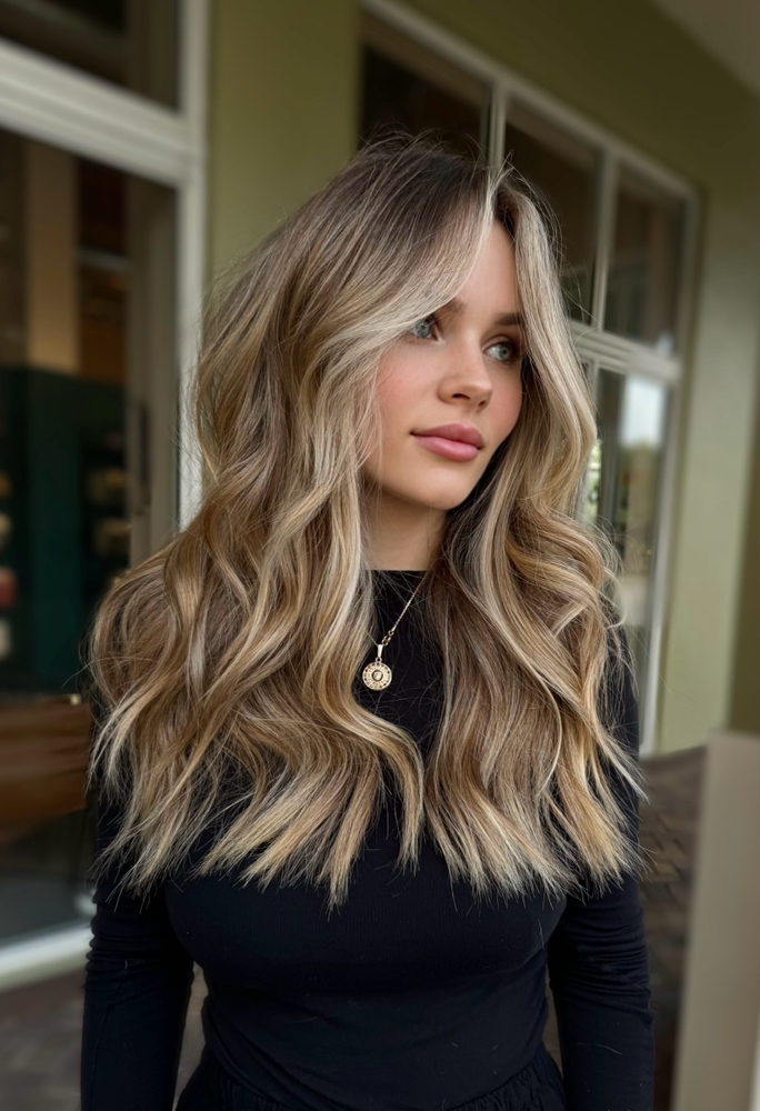 Full Balayage/Teasylight + Gloss