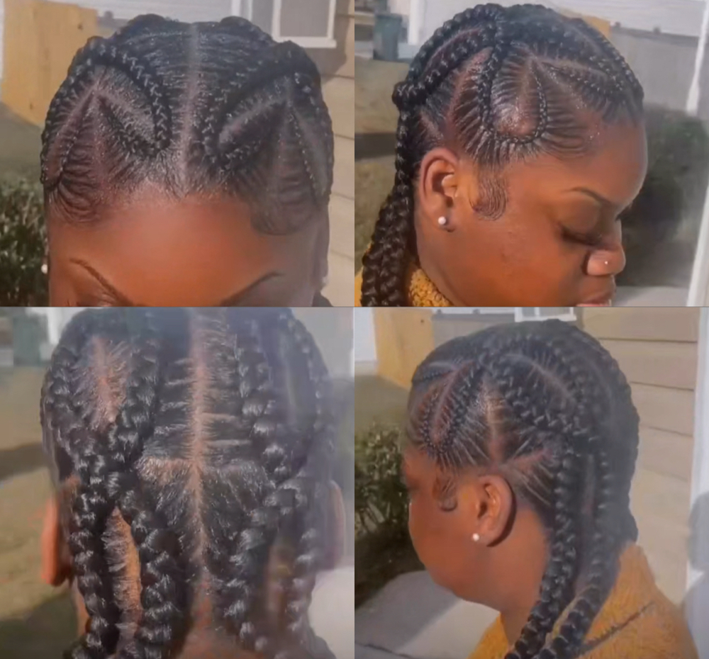 DOUBLE HEART BRAIDS