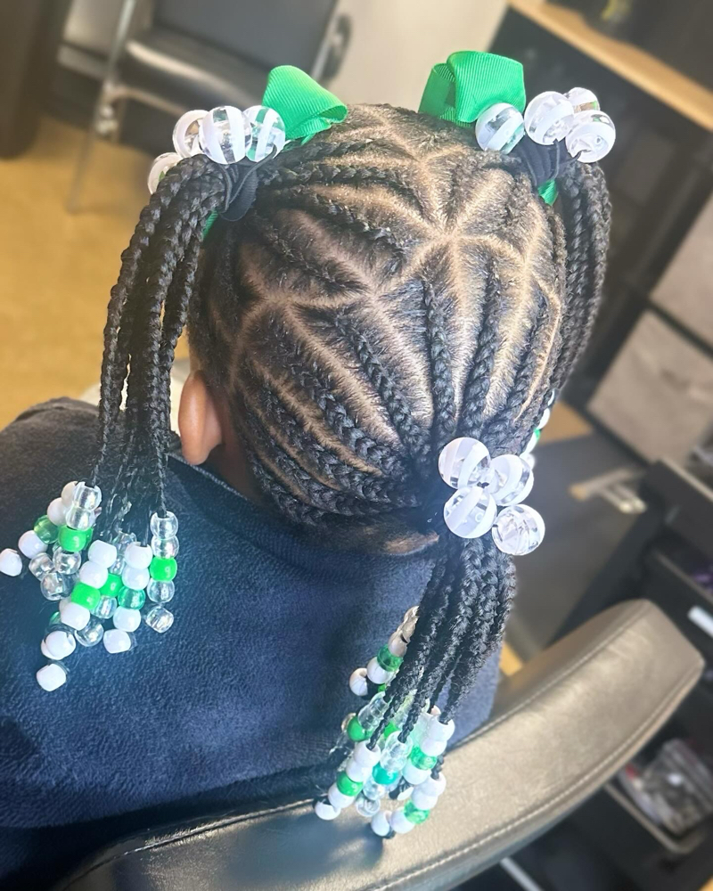 Kidz Cornrow Style (with Ext) at Natural Selection Stylez, LLC in Garner, NC