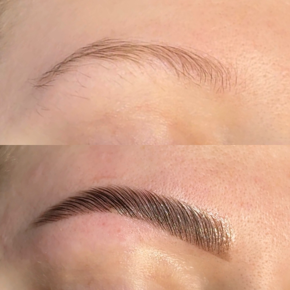 Brow Lamination + Hybrid Tint