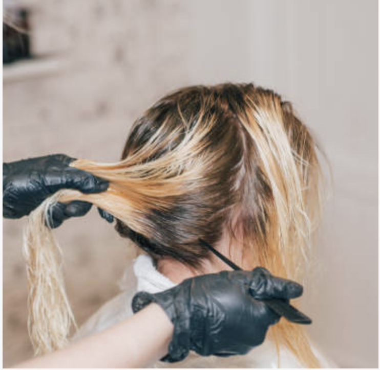 Hair color correction at Shay's Shears in Greentown, IN