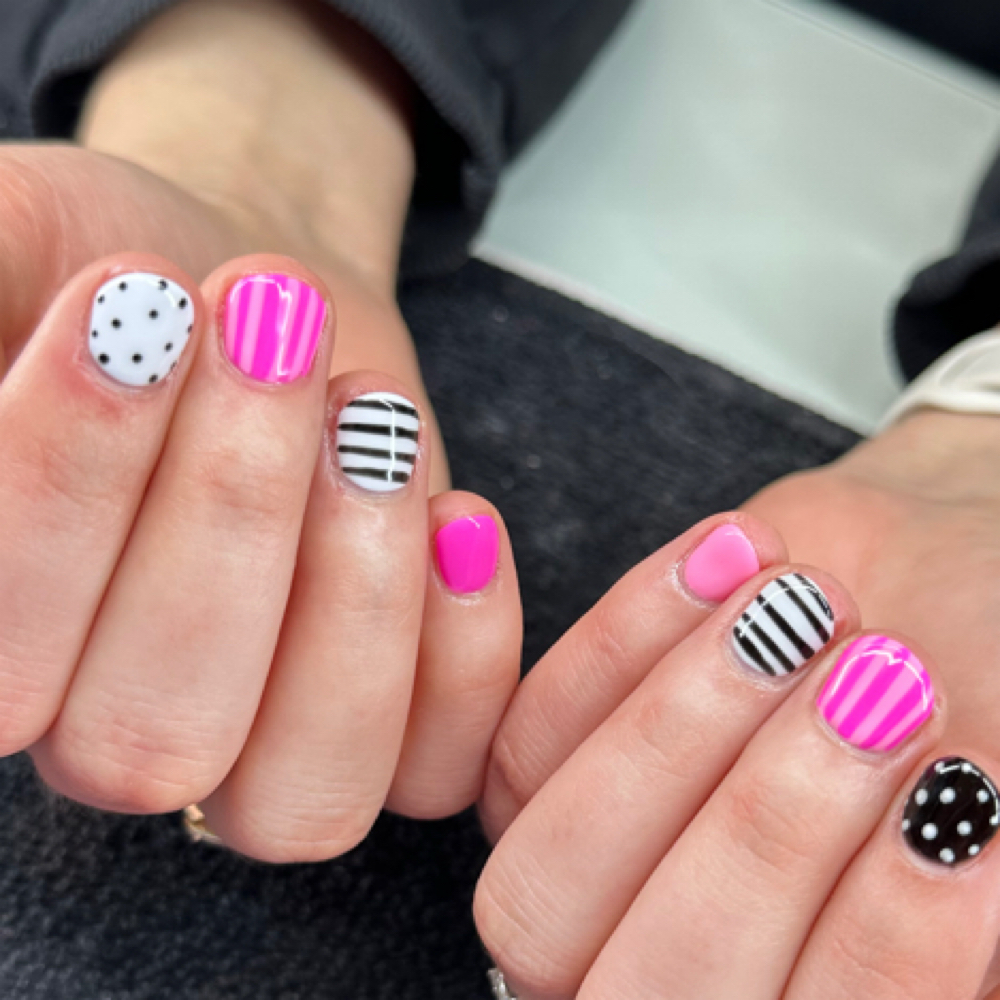 Kids Gel Manicure at western glam salon in Bedford, IN