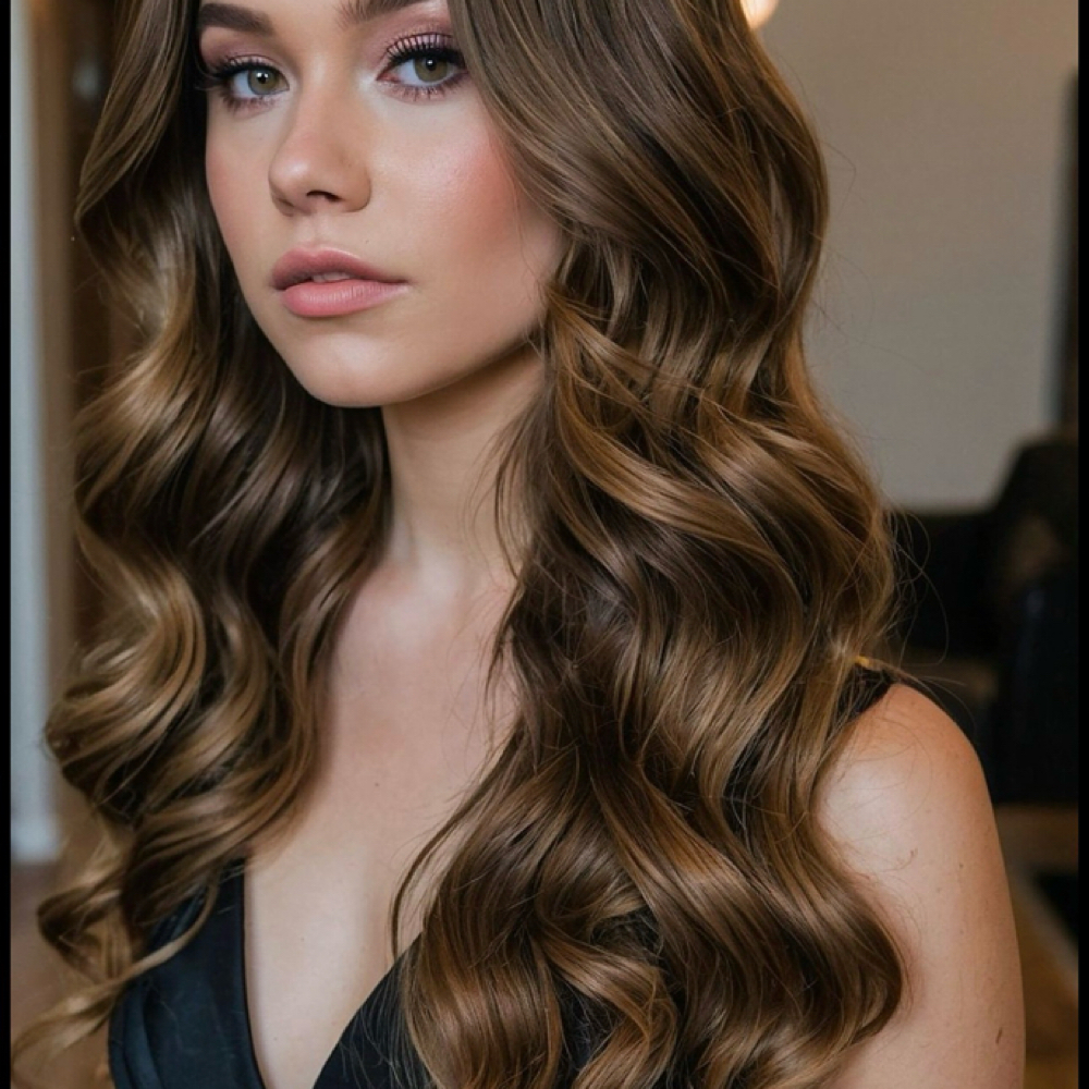 Custom curls at Hair IQ Salon & Spa in Weslaco, TX