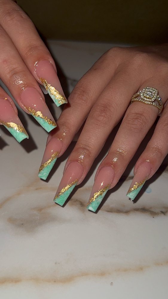 Long Full Set at MG Nail Studio in Deltona, FL