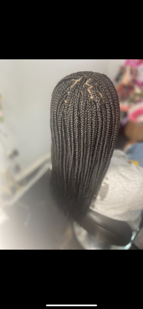 Small Box Braids Mid Back