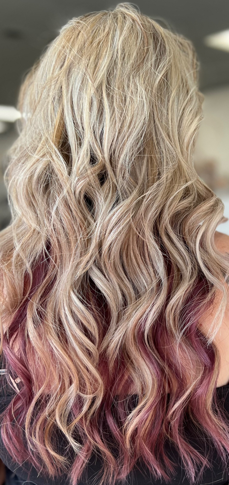 Partial Blonding With Vivid