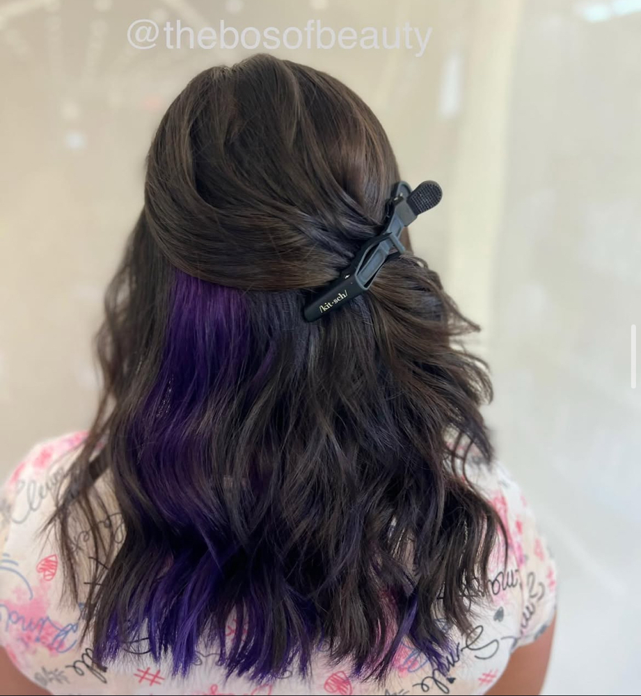 Partial Blonding With Vivid