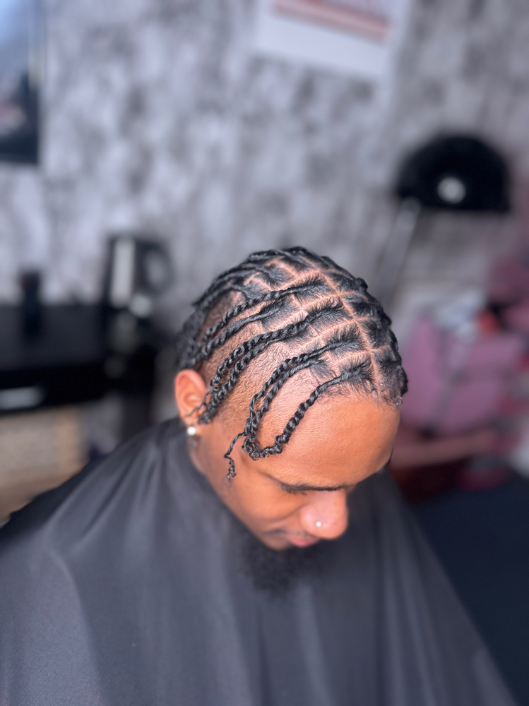 Loc retwist-High top
