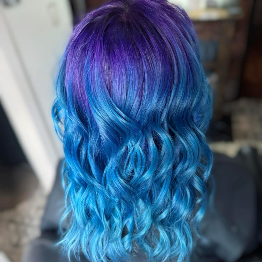 All Over Fun Colors at The Black Pearl Hair Salon in Cornelia, GA