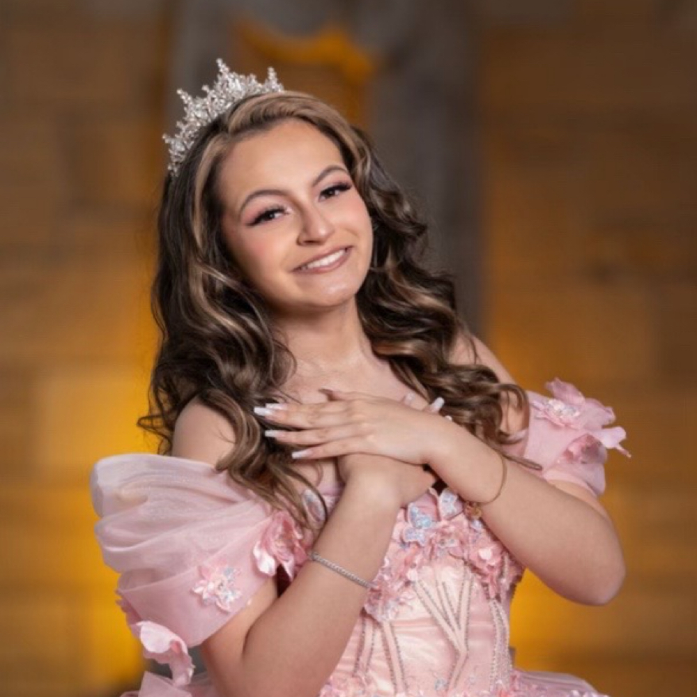 Quinceañera full service Natural at Samantha Guzman in Beltsville Md, MD
