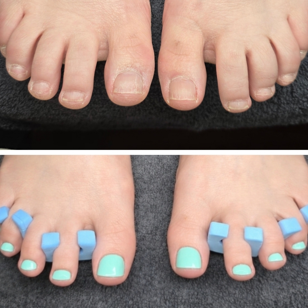 Essential Waterless Pedicure at Refined Nails with Caroline in Lakeport, CA