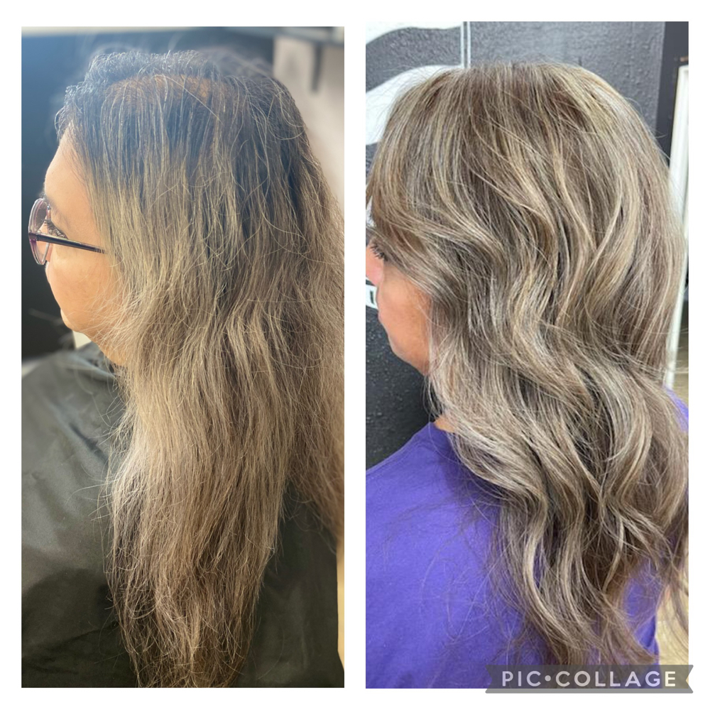 Retouch Blonding + Color