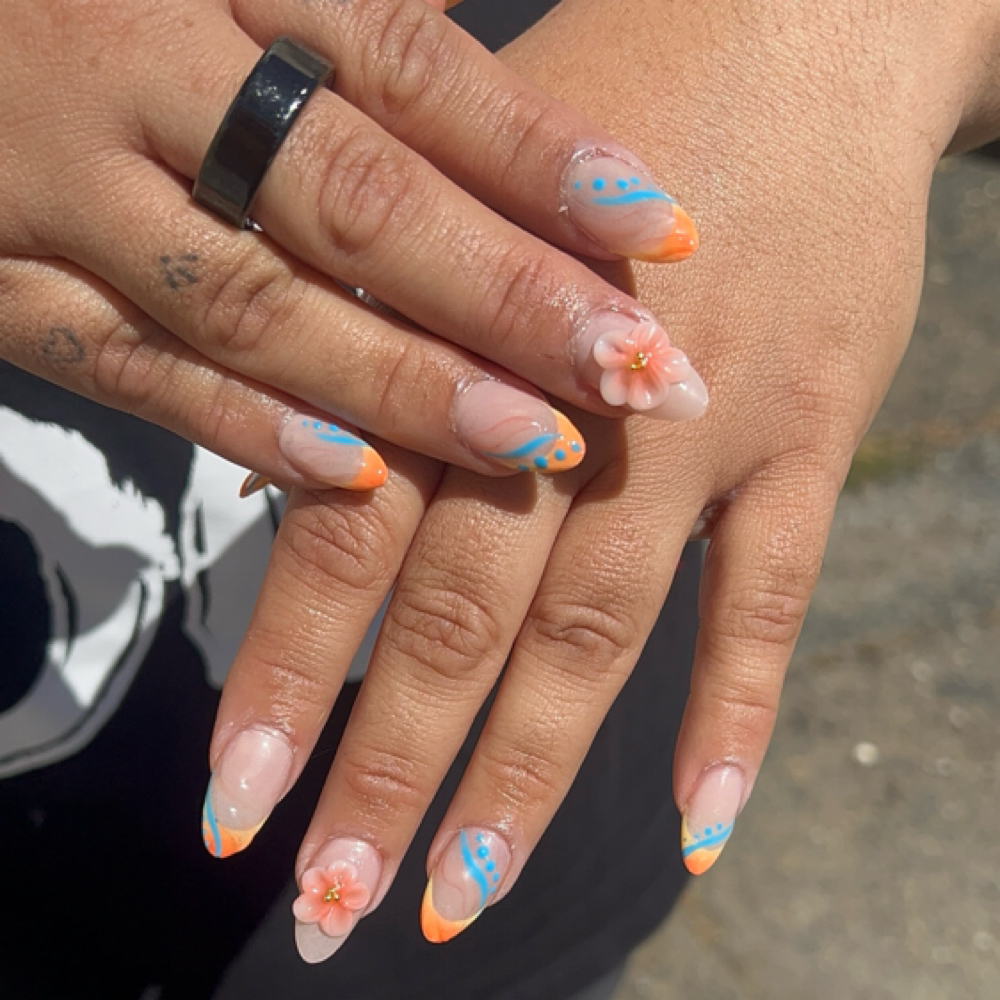 Nails: Nail Art Tiers at CS BEAUTY SALON & SPA in El Sobrante, CA