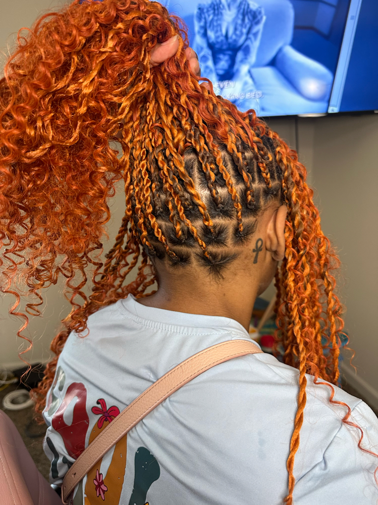 boho island twists at loc’d&braided in Dayton, OH