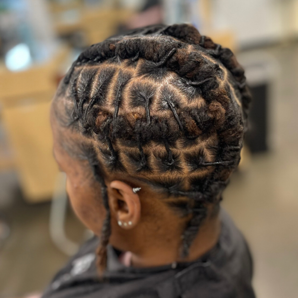 Comb Coil Starter Locs (MEDIUM) at Loc’d Ends in Southaven, MS