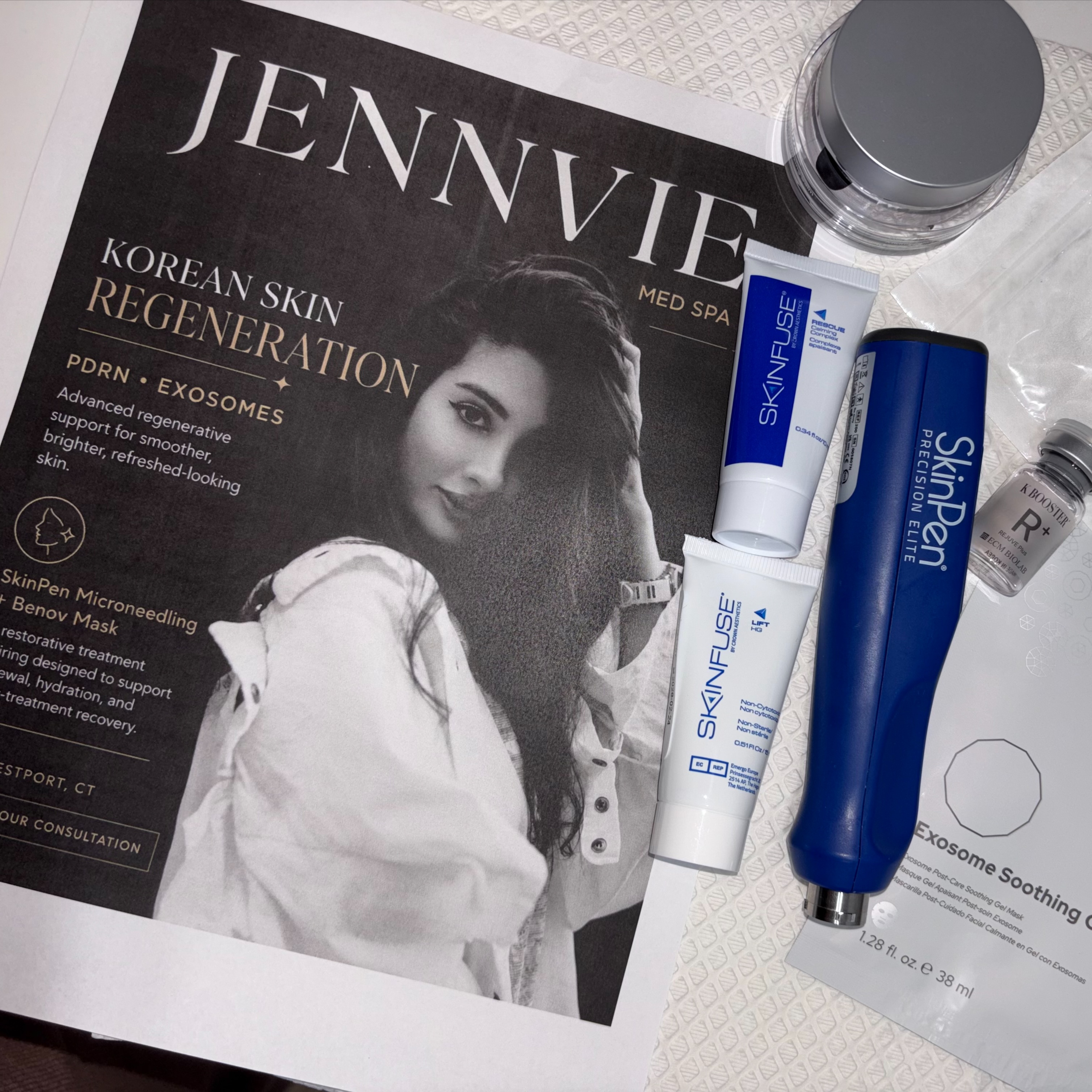 Microneedling Treatment at JENNVIE Med Spa in Westport, CT