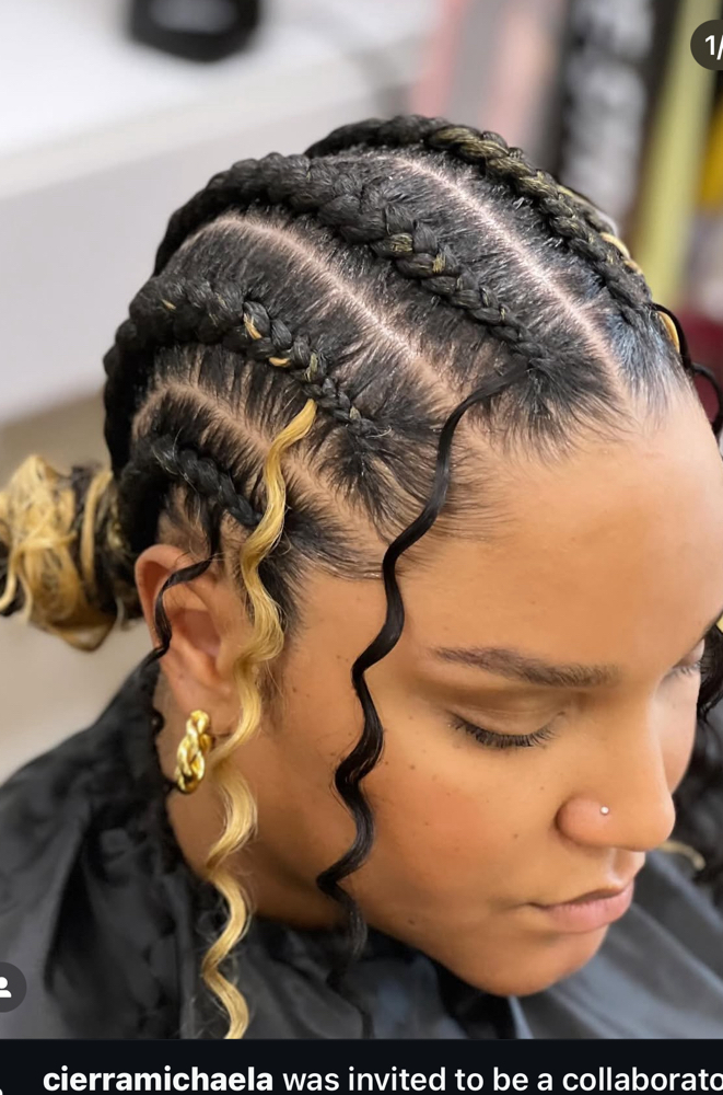 6 FEED-IN BRAIDS