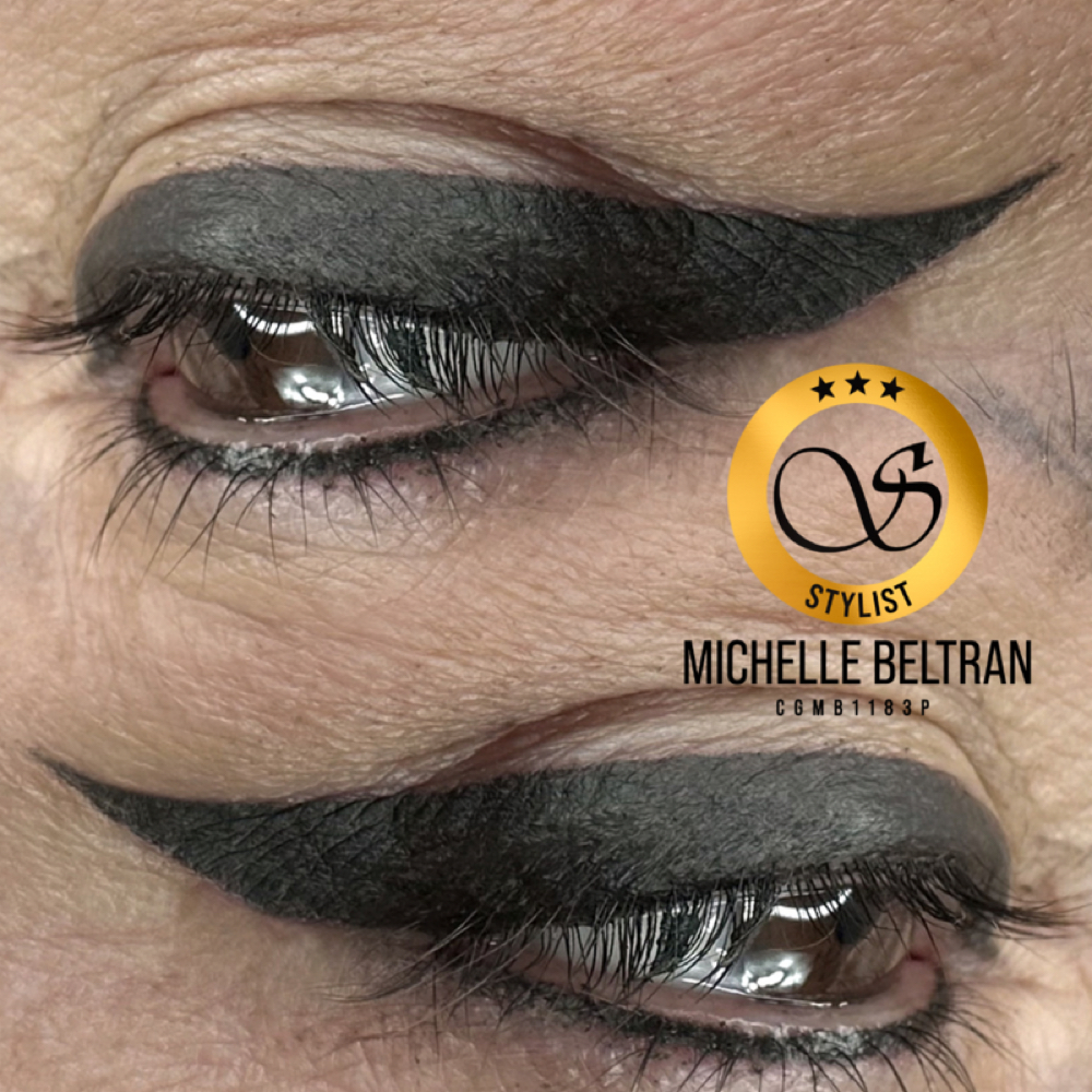 Giant Eyeliner at Miichii Bel Brows in van nuys, CA