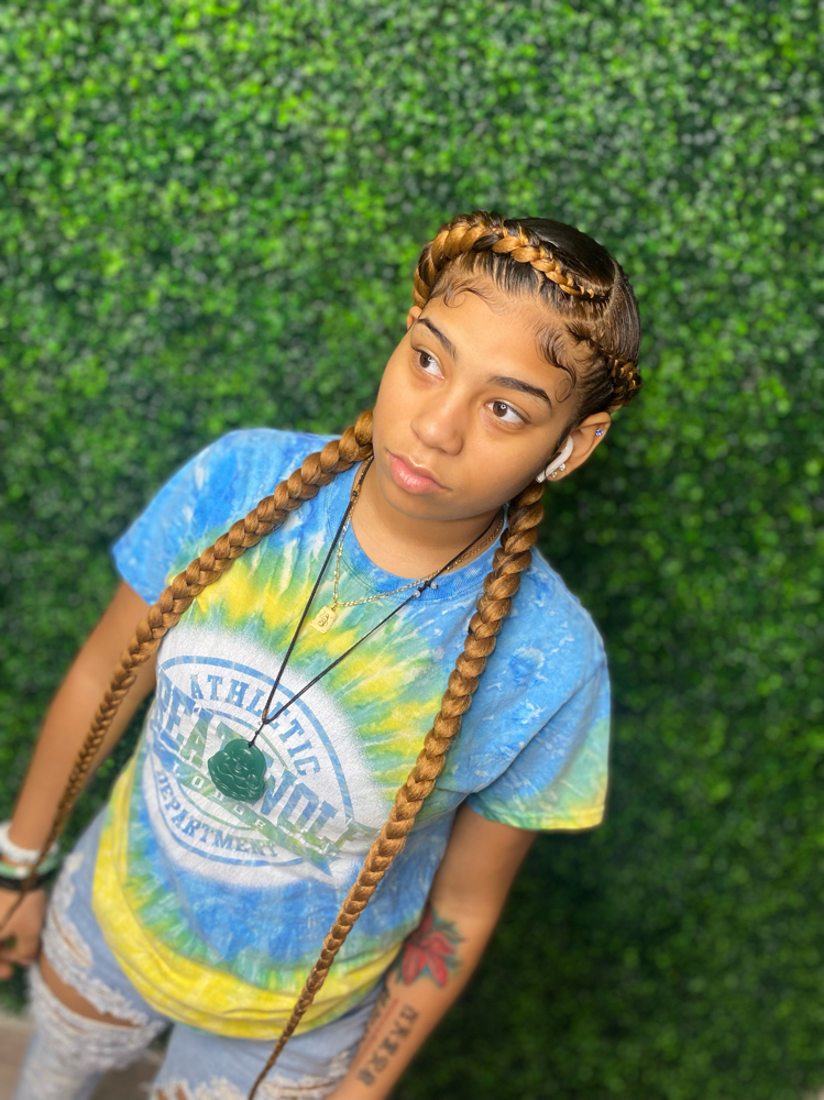 2 Feed-in/ Stitch Braids