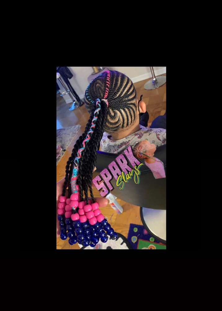 Kids Braided Ponytail