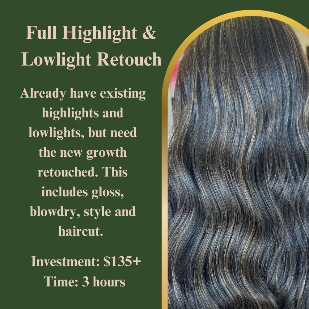 FULL HIGHLIGHT AND LOWLIGHT RETOUCH