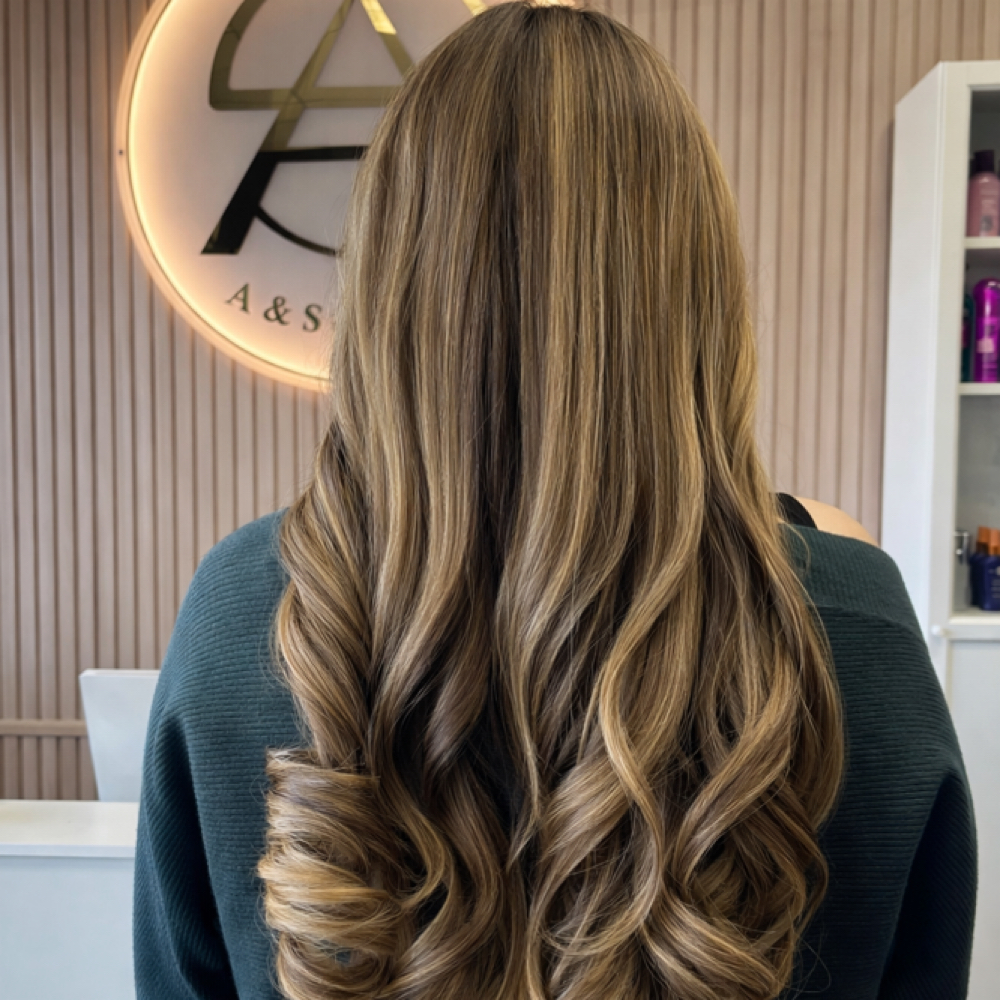 Partial Highlights at A & S Beauty Bar in Woodland Hills, CA