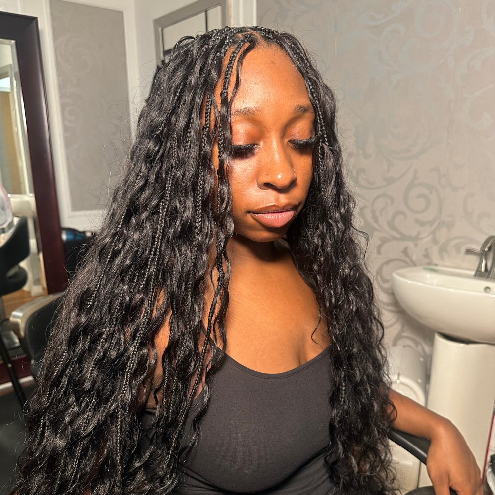 Sew In with Knotless Braids at The.Jazz.Effect in Northport, AL